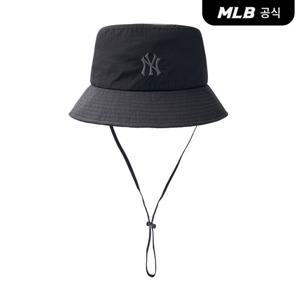 [MLB공식] 25N 고프코어 경량 나일론 사파리 버킷햇 NY (Black) 3AHTB025N