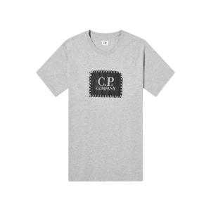 시피컴퍼니 로고 라벨 반팔티셔츠 그레이 남성 18CMTS029A 005100W M94