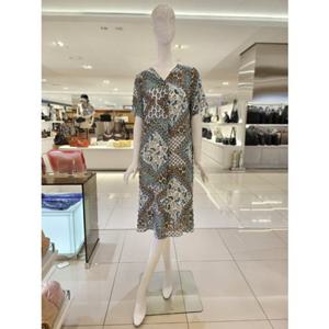 [와코루 란제리] 가볍고부드러운 수입 폴리 요루나염 이지웨어  여성홈웨어 (WGN877W-GR VI) WGN877W