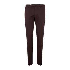 인코텍스 브라운 슬림 핏 코튼 팬츠 1W00309098B 622