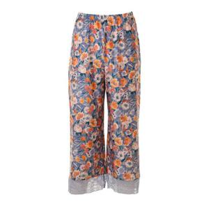 비너스  여성 오르화 플라워 프린트 레이스 슬립 바지(OHS5235C)