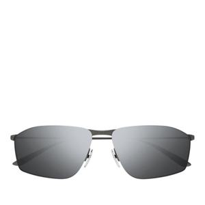 발렌시아가 스퀘어 프레임 다크 렌즈 메탈 선글라스 BB0413S 00