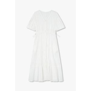 [보브] 보브 VOV 숏 슬리브 브이넥 셔츠 원피스 (7155237201) 7155237201