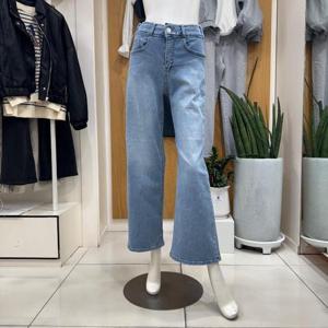 클리지 DP01 일자 와이드 핏 연청 데님 팬츠 CP3WPT09