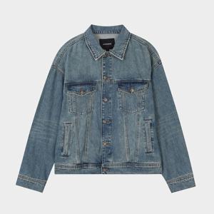 [버커루]남성 오버핏 데님 트러커 자켓 B245DJ320P