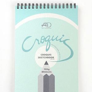 아트앤디자인 고급크로키북 A6 105g(상철)