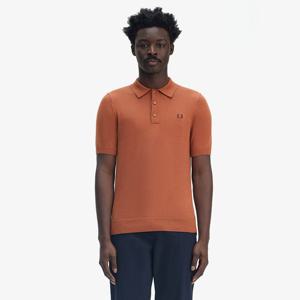 [공식] [Sharp] 숏 슬리브 코튼 니트 셔츠 - 시나몬 AFPM2519725-324 (TAG가 208,000원) (TAG가 208,000원)