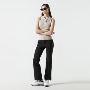 [먼싱웨어][37%OFF]여성 핀턱 부츠컷 팬츠 블랙(MQ222LPT41)