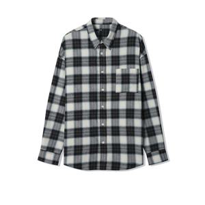 [애드호크]남성 오버핏 체크 원포켓 긴팔 셔츠 HB3LS04_CA