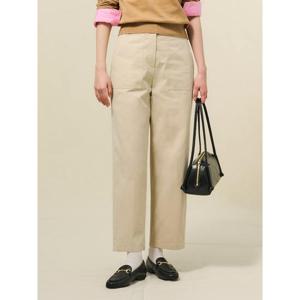 [빈폴레이디스] 아웃포켓 치노 팬츠  베이지 (BF5321C04A)