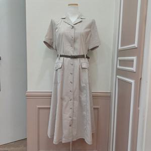 [BCBG]O 본누벨린넨 OP(이)  B5B4O628  77_US