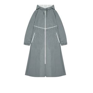 [씨]플레어 배색 라인 롱 야상 SKMAC2122