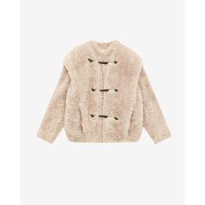 이자벨마랑 아발리아 부클 퍼 코트 MA0365FAC1A01E23EC