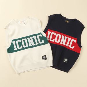 [지프키즈]아이코닉 자카드 베스트  KN2KTU601