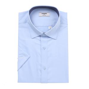 [레노마(셔츠)]레노마셔츠 23 S/S  반소매 트윌 스판 블루 일반핏 RZUSG0-003-BU