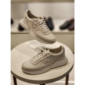 [금강 구두] 금강제화 클락스 남성 스니커즈 Craft Pace 화이트 아이보리 CLAOXC4340MF9 CLAOXC4340MF9