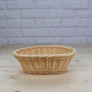 pp 라탄 미니타원 바구니(연 베이지)소 과일바구니 음식바구니 부엌바구니 주방바구니 인테리어바구니 인테