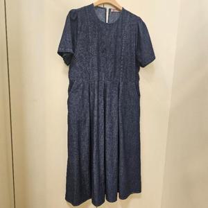 스테파니 HC07 뒷단추  핀턱 청원피스 A25DM5203