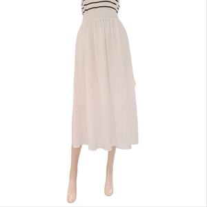 [숲]플레어 밴딩 롱 스커트 SB4SR35