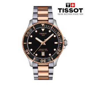 [티쏘][NEW] 씨스타 1000 쿼츠 40mm T120.410.22.051.01