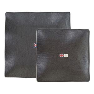 이천도자기 펄블랙 사각부페 접시 소 22cm