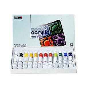 신한 아크릴 물감 학생용 7.5ml 12색 아크릭물감 학생용물감 전문가물감 전문가용물감 신한아크릴물감 아크