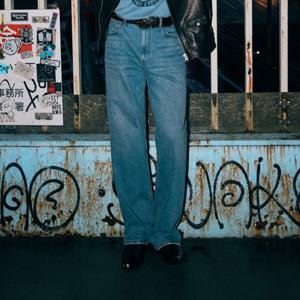 [버커루]남성 와이드핏 데님팬츠 청바지 B245DP052P