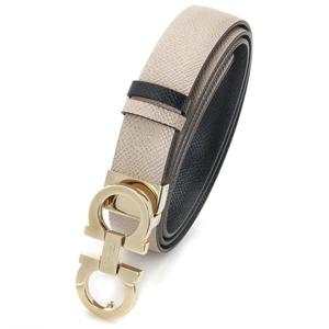 페레가모 더블간치니 양면벨트 25 마카다미아 23A565 674559