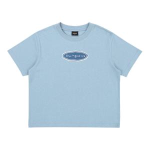 [블루테일]스카이블루 크롭 반팔 티셔츠AZB2TS03SB