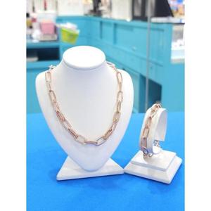 로뎀 세이브존05 Elegance 레이어드 체인 목걸이 팔지 세트1 RDD24030113