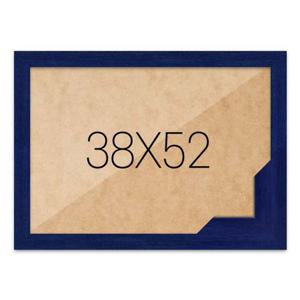 퍼즐액자 38x52 고급형 우드 블루