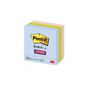 3M 포스트잇 강한 접착용 노트 654 3색 3패드 2개 강한점착용메모지 점착메모 접착메모 점착메모지 접착식