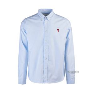 [아미] SS25 남성 하트로고 버튼 셔츠 BFUSH063 CO0031 450