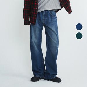 [버커루]남성 절개 일자핏 데님팬츠 청바지 B245DP127P