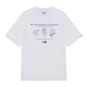 [노스페이스 화이트라벨]플라워 EX 반팔 라운드티 NT7UR23K_WHT