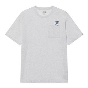 [노스페이스 화이트라벨]포켓 EX 반팔 라운드티 NT7UR22L_OAT