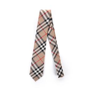 버버리 8011693 A7026 빈티지 체크 실크 넥타이
