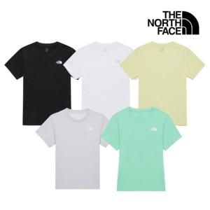 노스페이스 여성 코튼 베이직 반팔 티셔츠 NT7UR30