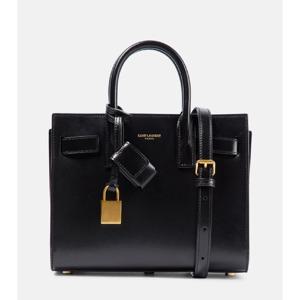 생로랑 Sac De Jour 나노 레더 토트 백 P00709755