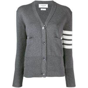 톰브라운 4 바 스트라이프 V넥 가디건 FKC207A00219