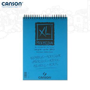 캔손 XL 믹스미디어패드 스케치북 300g 42x29.7 30매입/A3스케치북