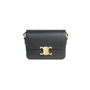 셀린느 샤이니 카프스킨 틴 트리옹프 백 슬레이트 그레이 188423BF4-10SG