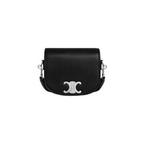 셀린느 스몰 베사체 트리옹프 서플 내츄럴 카프스킨 블랙 117883GAO-38SI