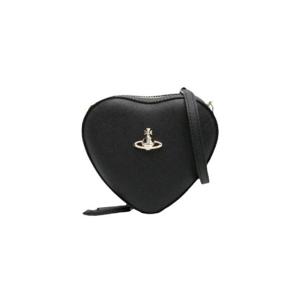 비비안 웨스트우드 사피아노 하트 크로스바디백 블랙 5202006JU-S000B-N401
