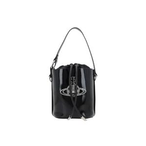 비비안 웨스트우드 데이지 드로우스트링 버킷백 블랙 4302002-MUL001O-N403