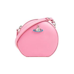비비안 웨스트우드 나파 미니 라운드 크로스바디 백 핑크 4303010QU-L001L-G410