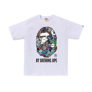 베이프 코믹 아트 바이 베이싱 에이프 티셔츠 화이트 0ZXTEM110318M