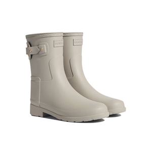 [WOMEN] 리파인드 아일렛 버클 숏 레인부츠 - 스키밍스톤 WFS2299RMASNE