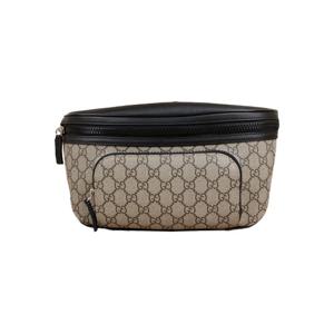 W 구찌 수프림 레더 벨트백 미디엄 블랙 779843 FAC95 9772