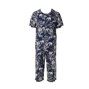 와코루 부드럽고 가벼운 수입 레이온 사파리나염 남성파자마(WPA7174M)